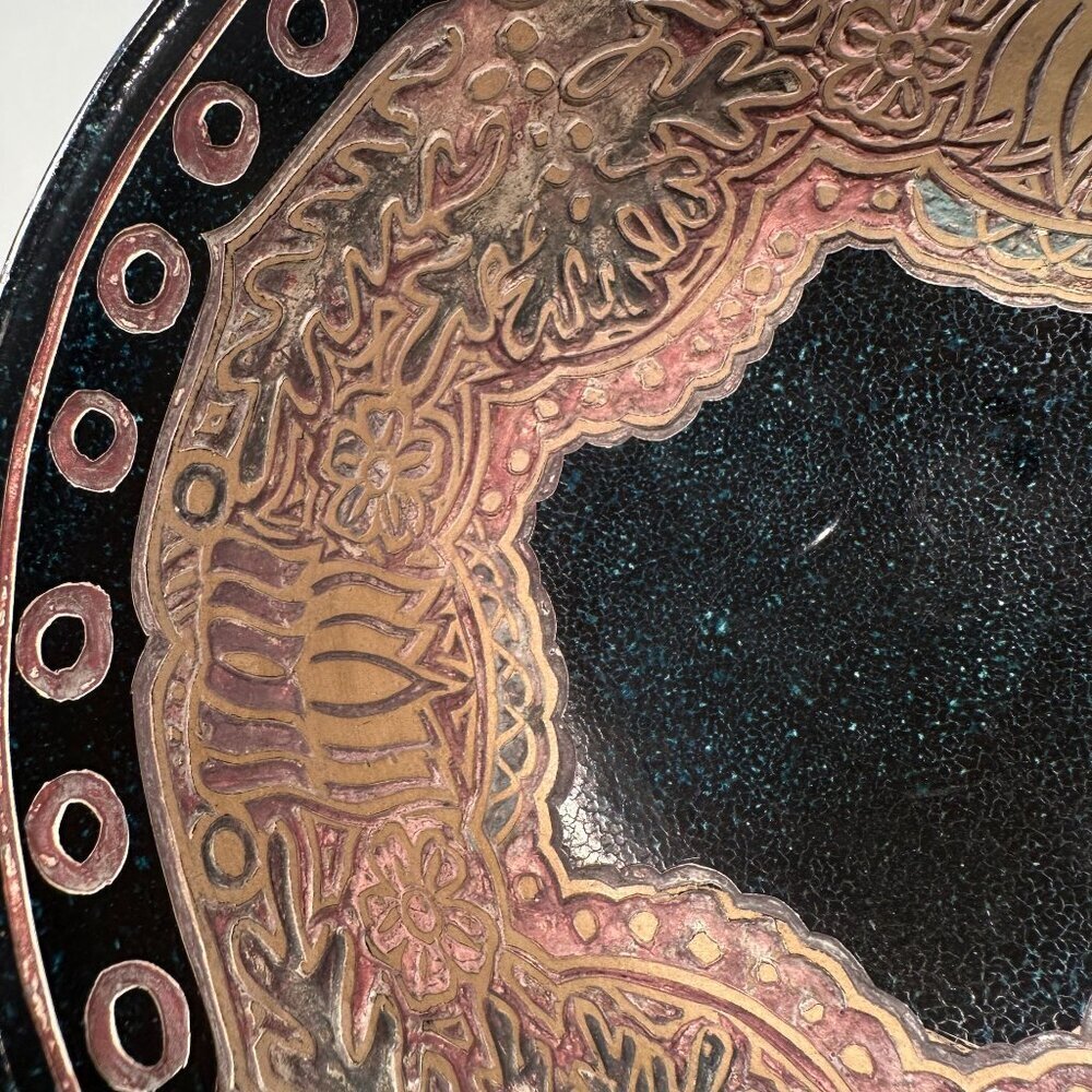 Middle Eastern Tibetan Bowl Hand Etched Meditation Vintage Bowl READ - Picture 5 of 16